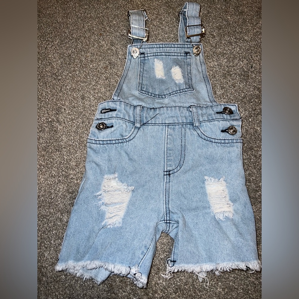 Girl overall shorts